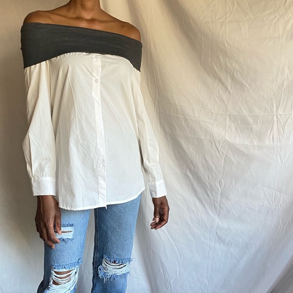 Off the shoulder white top - Picture 8 of 8